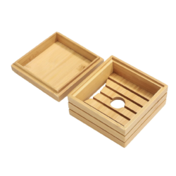 La Jabonera de Bambú con Tapa